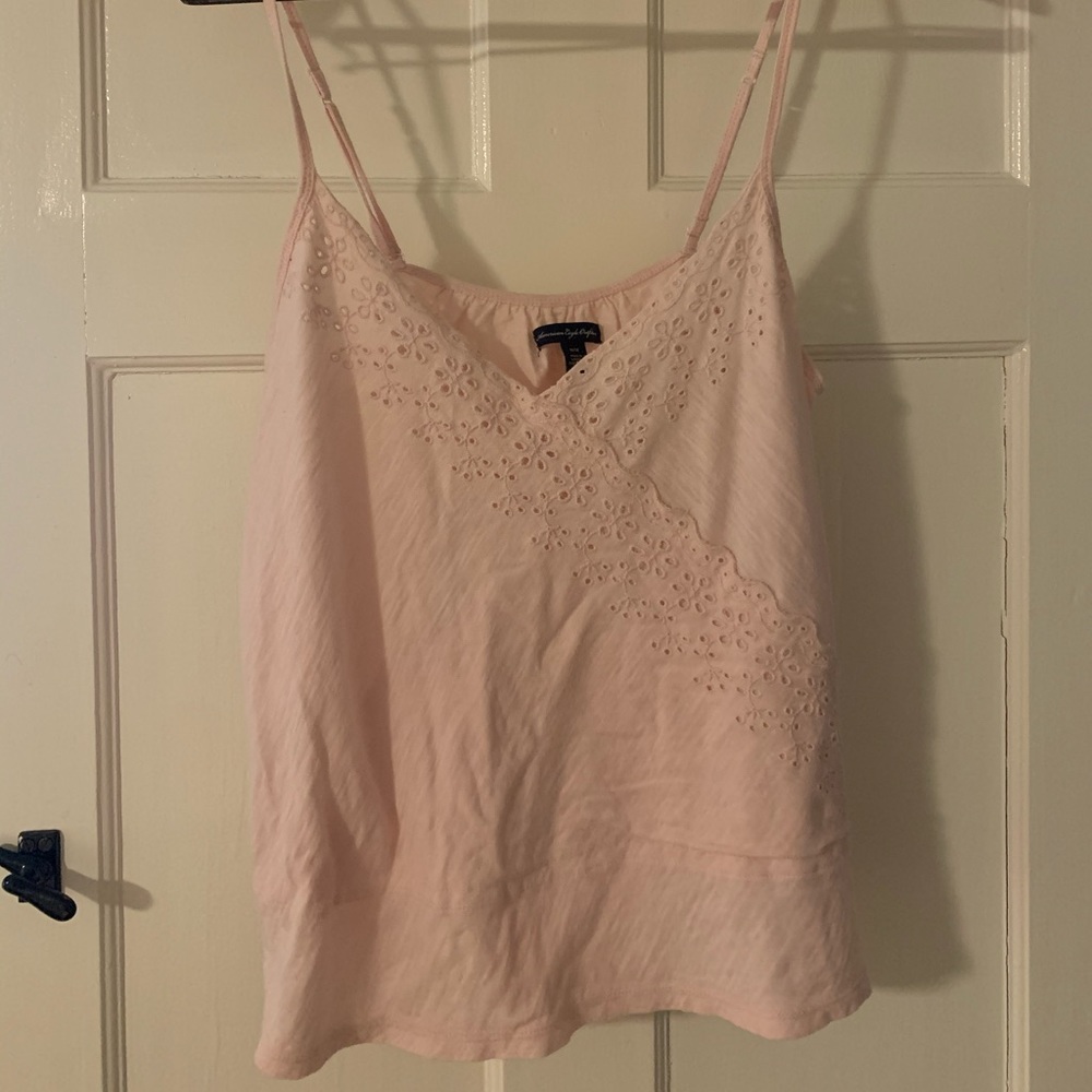 American Eagle Eyelet Top